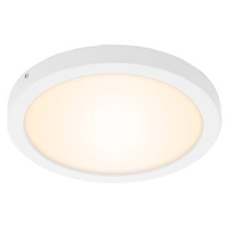 Briloner LED Deckenleuchte Wandlampe Fire Weiß Ø30cm 21W 2000lm Warmweiß 3000K