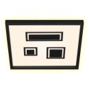 Briloner LED Deckenleuchte Aufbaupanel Pac Schwarz...