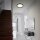 Briloner LED Deckenleuchte Panel Cadre Schwarz Ø29,7cm 18W 2400lm warmweiß 3000K Backlight Effekt