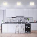 Briloner LED Deckenleuchte Aufbaupanel Cadre Weiß...