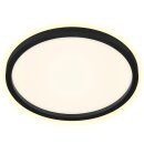 Briloner LED Deckenleuchte Cadre Schwarz Ø42,5cm...
