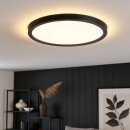 Briloner LED Deckenleuchte Cadre Schwarz Ø42,5cm 22W 3000lm warmweiß 3000K Dimmbar