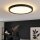 Briloner LED Deckenleuchte Cadre Schwarz Ø42,5cm 22W 3000lm warmweiß 3000K Dimmbar