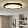 Briloner LED Deckenleuchte Cadre Schwarz Ø42,5cm 22W 3000lm warmweiß 3000K Dimmbar