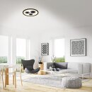 Briloner LED Deckenleuchte Panel Pac schwarz...