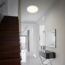 Briloner LED Deckenleuchte Wandlampe Cadre Weiß Ø30cm 18W 2400lm Warmweiß 3000K Backlight
