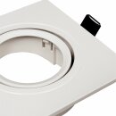 Einbaurahmen McShine 3-fach Weiß eckig 253x93mm max. 3 x 50W schwenkbar