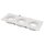 Einbaurahmen McShine 3-fach Weiß eckig 253x93mm max. 3 x 50W schwenkbar