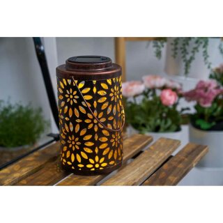 Paulmann Pauleen LED Solar Laterne Sunshine Grace Kupfer IP44 warmweiß 3000K