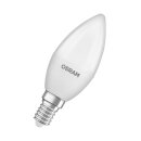 3 x Osram LED Leuchtmittel Kerze 4,9W = 40W E14 matt 470lm warmweiß 2700K